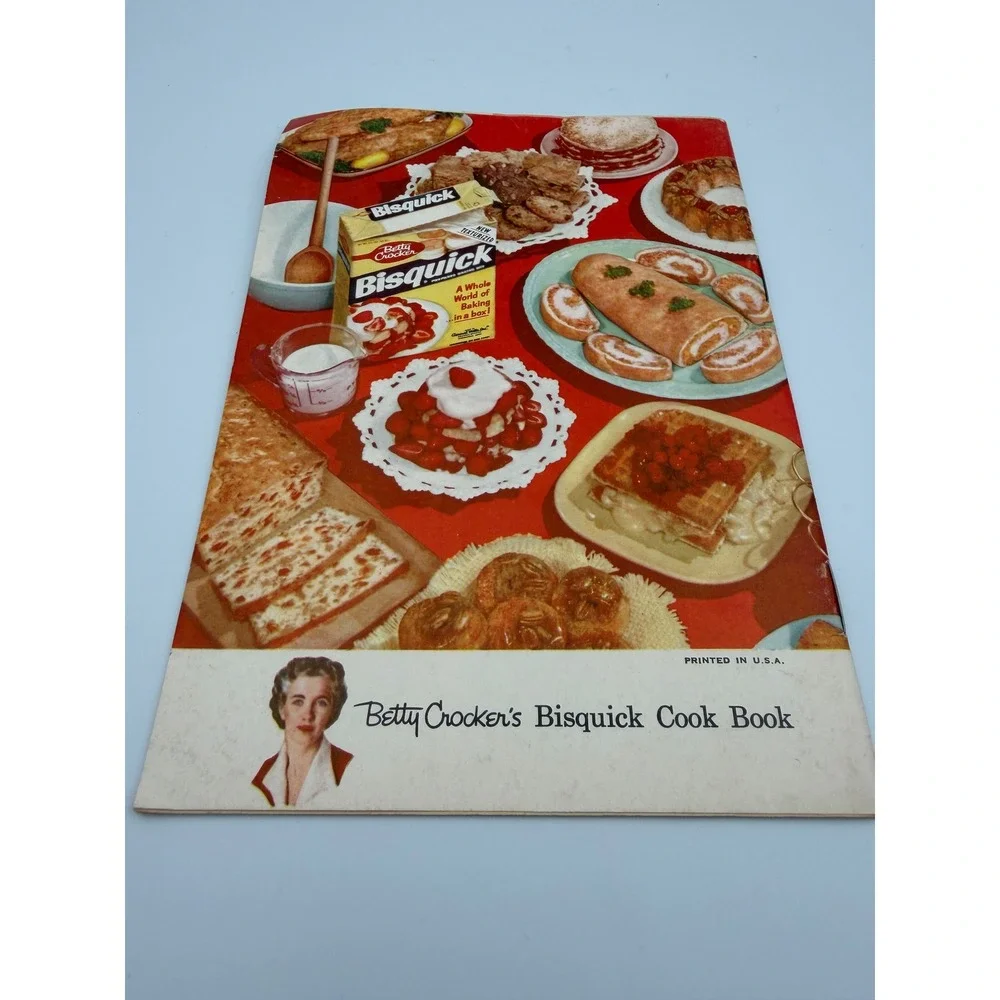 Vintage 1956 Betty Crocker Bisquick Cook Book 157 Recipes General Mills Booklet